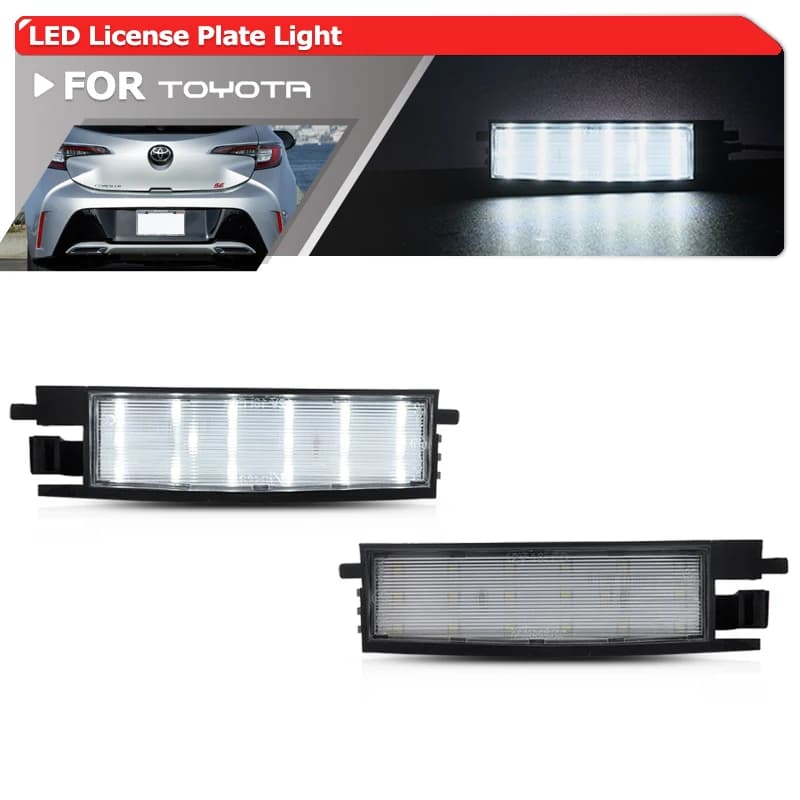 Lumières de plaque d'immatriculation LED